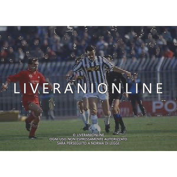 RETROSPETTIVA MANZO ANDREA CALCIATORE NELLA FOTO MANZO ANDREA CON LA MAGLIA DELL\'UDINESE CALCIO AG ALDO LIVERANI SAS