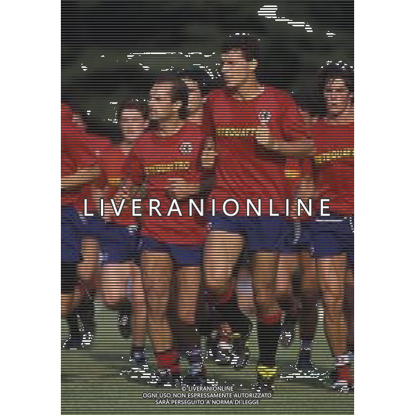 RETROSPETTIVA MANZO ANDREA CALCIATORE NELLA FOTO MANZO ANDREA CON LA MAGLIA DEL MILAN CALCIO AG ALDO LIVERANI SAS