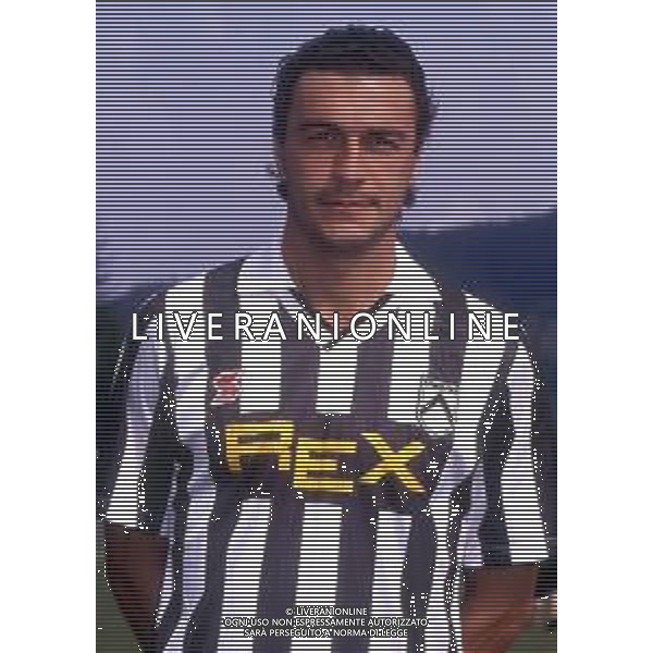 RETROSPETTIVA MANZO ANDREA CALCIATORE NELLA FOTO MANZO ANDREA CON LA MAGLIA DELL\'UDINESE CALCIO AG ALDO LIVERANI SAS