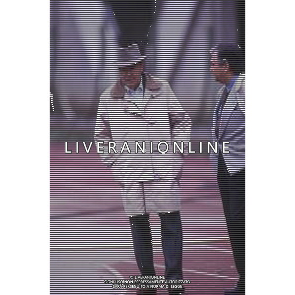 RETROSPETTIVA PAOLO MANTOVANI PRESIDENTE DELLA SAMPDORIA CALCIO NELLA FOTO PAOLO MANTOVANI PRESIDENTE DELLA SAMPDORIA CALCIO CON PAOLO BOREA DIRETTORE SPORTIVO AG ALDO LIVERANI SAS
