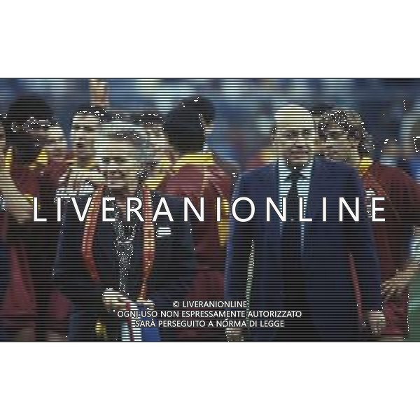 RETROSPETTIVA PAOLO MANTOVANI PRESIDENTE DELLA SAMPDORIA CALCIO NELLA FOTO PAOLO MANTOVANI PRESIDENTE DELLA SAMPDORIA CALCIO AG ALDO LIVERANI SAS