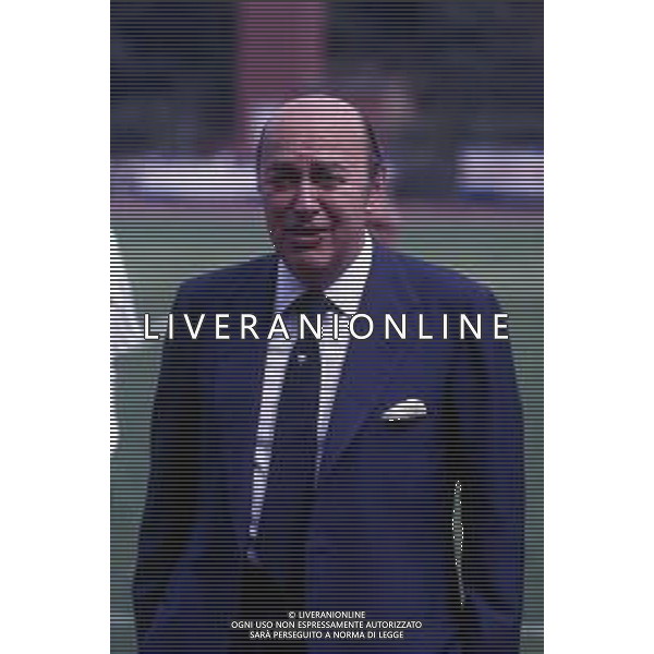 RETROSPETTIVA PAOLO MANTOVANI PRESIDENTE DELLA SAMPDORIA CALCIO NELLA FOTO PAOLO MANTOVANI PRESIDENTE DELLA SAMPDORIA CALCIO AG ALDO LIVERANI SAS
