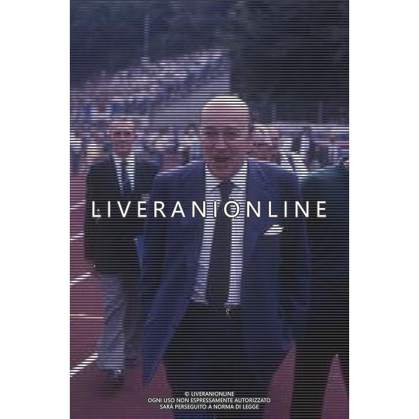 RETROSPETTIVA PAOLO MANTOVANI PRESIDENTE DELLA SAMPDORIA CALCIO NELLA FOTO PAOLO MANTOVANI PRESIDENTE DELLA SAMPDORIA CALCIO AG ALDO LIVERANI SAS