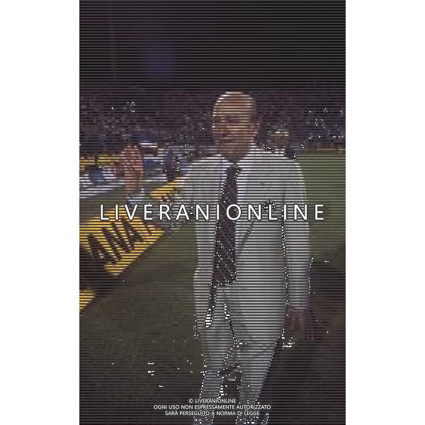 RETROSPETTIVA PAOLO MANTOVANI PRESIDENTE DELLA SAMPDORIA CALCIO NELLA FOTO PAOLO MANTOVANI PRESIDENTE DELLA SAMPDORIA CALCIO AG ALDO LIVERANI SAS