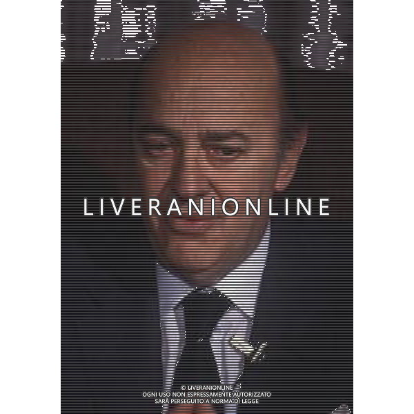 RETROSPETTIVA PAOLO MANTOVANI PRESIDENTE DELLA SAMPDORIA CALCIO NELLA FOTO PAOLO MANTOVANI PRESIDENTE DELLA SAMPDORIA CALCIO AG ALDO LIVERANI SAS