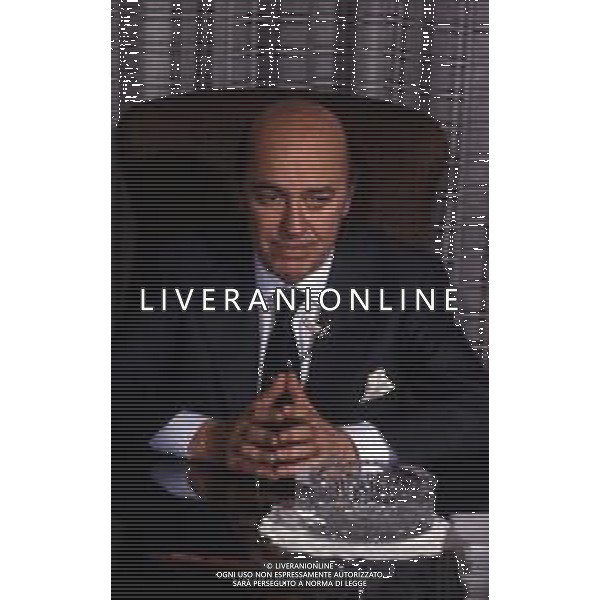 RETROSPETTIVA PAOLO MANTOVANI PRESIDENTE DELLA SAMPDORIA CALCIO NELLA FOTO PAOLO MANTOVANI PRESIDENTE DELLA SAMPDORIA CALCIO AG ALDO LIVERANI SAS