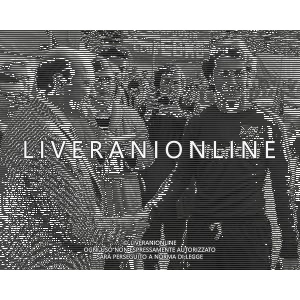 RETROSPETTIVA PAOLO MANTOVANI PRESIDENTE DELLA SAMPDORIA CALCIO NELLA FOTO PAOLO MANTOVANI PRESIDENTE DELLA SAMPDORIA CALCIO CON TREVOR FRANCIS AG ALDO LIVERANI SAS