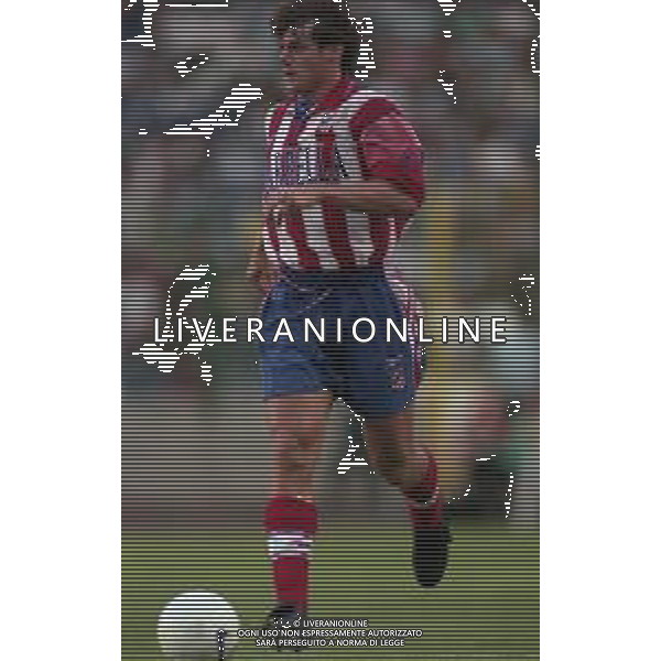 12-13-08 1998 -TROFEO TERESA HERRERA CON ATLETICO MADRID-REAL MADRID-LAZIO INTER DEPORTIVO LA CORUNA NELLA FOTO MICHELE SERENA AG ALDO LIVERANI SAS