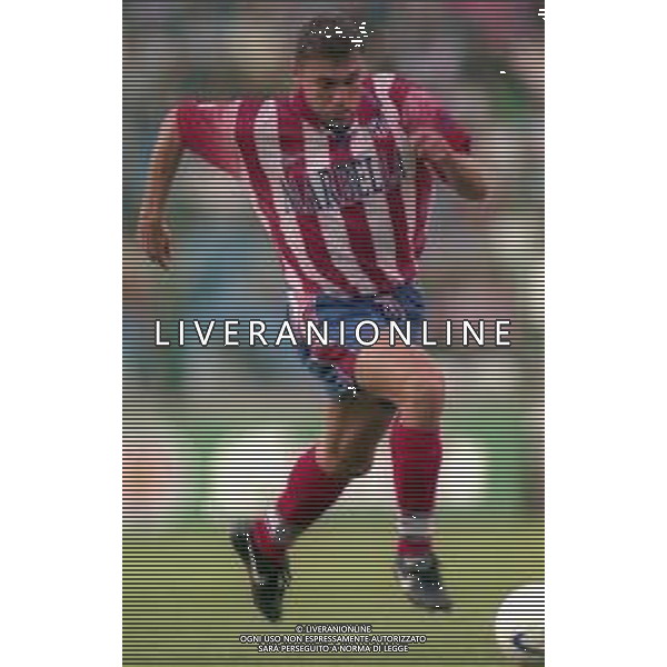 12-13-08 1998 -TROFEO TERESA HERRERA CON ATLETICO MADRID-REAL MADRID-LAZIO INTER DEPORTIVO LA CORUNA NELLA FOTO CHRISTIAN VIERI AG ALDO LIVERANI SAS
