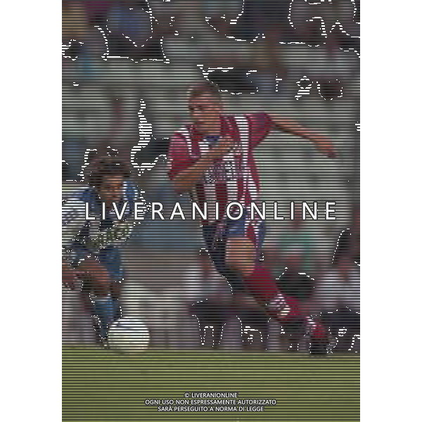12-13-08 1998 -TROFEO TERESA HERRERA CON ATLETICO MADRID-REAL MADRID-LAZIO INTER DEPORTIVO LA CORUNA NELLA FOTO VLADIMIR JUGOVIC AG ALDO LIVERANI SAS