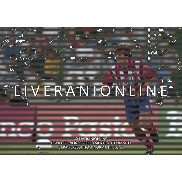 12-13-08 1998 -TROFEO TERESA HERRERA CON ATLETICO MADRID-REAL MADRID-LAZIO INTER DEPORTIVO LA CORUNA NELLA FOTO MICHELE SERENA AG ALDO LIVERANI SAS