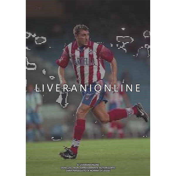 12-13-08 1998 -TROFEO TERESA HERRERA CON ATLETICO MADRID-REAL MADRID-LAZIO INTER DEPORTIVO LA CORUNA NELLA FOTO CHRISTIAN VIERI AG ALDO LIVERANI SAS