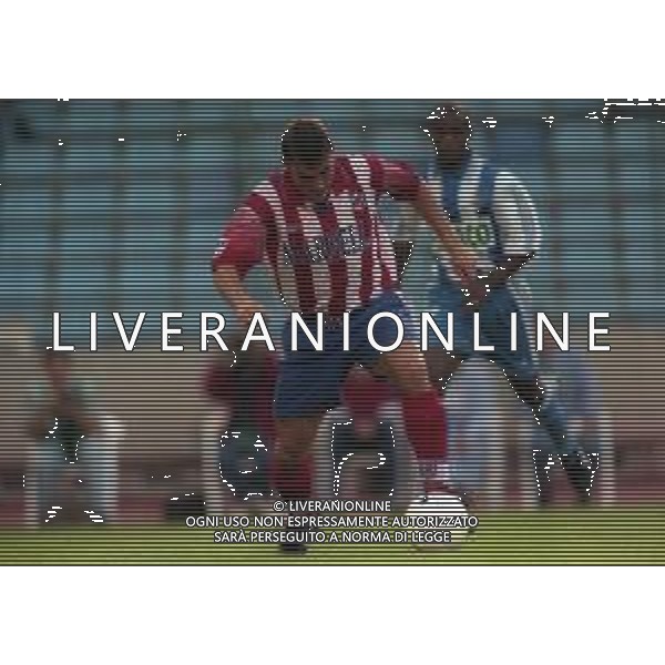 12-13-08 1998 -TROFEO TERESA HERRERA CON ATLETICO MADRID-REAL MADRID-LAZIO INTER DEPORTIVO LA CORUNA NELLA FOTO CHRISTIAN VIERI AG ALDO LIVERANI SAS