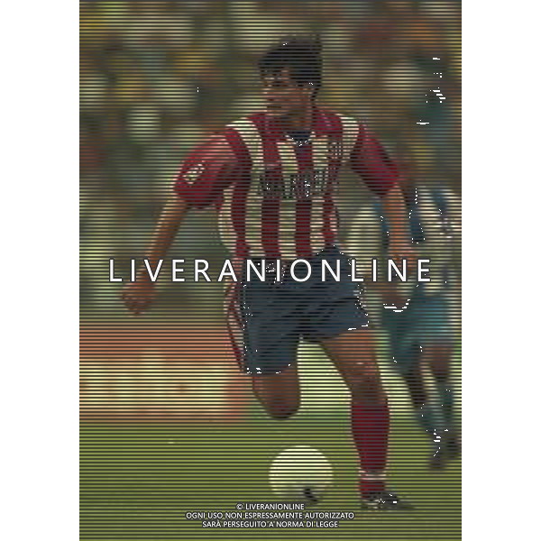 12-13-08 1998 -TROFEO TERESA HERRERA CON ATLETICO MADRID-REAL MADRID-LAZIO INTER DEPORTIVO LA CORUNA NELLA FOTO Juan Carlos Valerón AG ALDO LIVERANI SAS