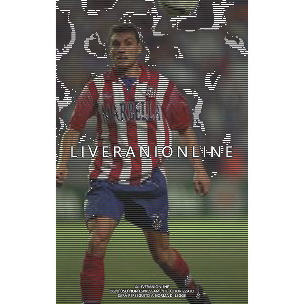 12-13-08 1998 -TROFEO TERESA HERRERA CON ATLETICO MADRID-REAL MADRID-LAZIO INTER DEPORTIVO LA CORUNA NELLA FOTO CHRISTIAN VIERI AG ALDO LIVERANI SAS