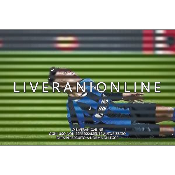 Lautaro Mart√≠nez of FC Internazionale during italian soccer Serie A season 2019/20 of FC Internazionale - Photo credit Fabrizio Carabelli /LMEDIA/ AGENZIA ALDO LIVERANI SAS