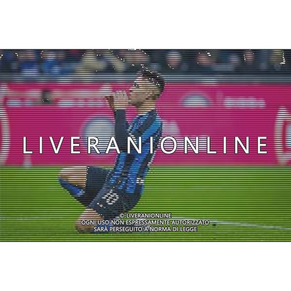 Lautaro Mart√≠nez of FC Internazionale during italian soccer Serie A season 2019/20 of FC Internazionale - Photo credit Fabrizio Carabelli /LMEDIA/ AGENZIA ALDO LIVERANI SAS