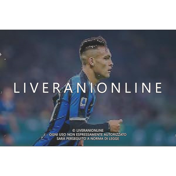 Lautaro Mart√≠nez of FC Internazionale during italian soccer Serie A season 2019/20 of FC Internazionale - Photo credit Fabrizio Carabelli /LMEDIA/ AGENZIA ALDO LIVERANI SAS
