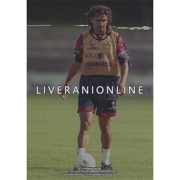 1999 SESTOLA-ALLENAMENTO PRE CAMPIONATO ESTIVO BOLOGNA CALCIO NELLA FOTO MICHELE PARAMATTI AG ALDO LIVERANI SAS