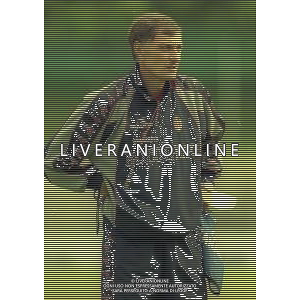 1999 SESTOLA-ALLENAMENTO PRE CAMPIONATO ESTIVO BOLOGNA CALCIO NELLA FOTO SERGIO BUSO ALLENATORE BOLOGNA CALCIO AG ALDO LIVERANI SAS