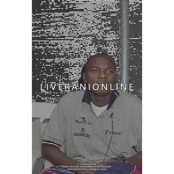 1999 SESTOLA-ALLENAMENTO PRE CAMPIONATO ESTIVO BOLOGNA CALCIO NELLA FOTO PIERRE WOME AG ALDO LIVERANI SAS
