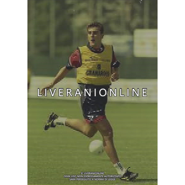 1999 SESTOLA-ALLENAMENTO PRE CAMPIONATO ESTIVO BOLOGNA CALCIO NELLA FOTO NICOLA VENTOLA AG ALDO LIVERANI SAS