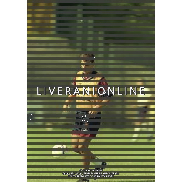 1999 SESTOLA-ALLENAMENTO PRE CAMPIONATO ESTIVO BOLOGNA CALCIO NELLA FOTO NICOLA VENTOLA AG ALDO LIVERANI SAS