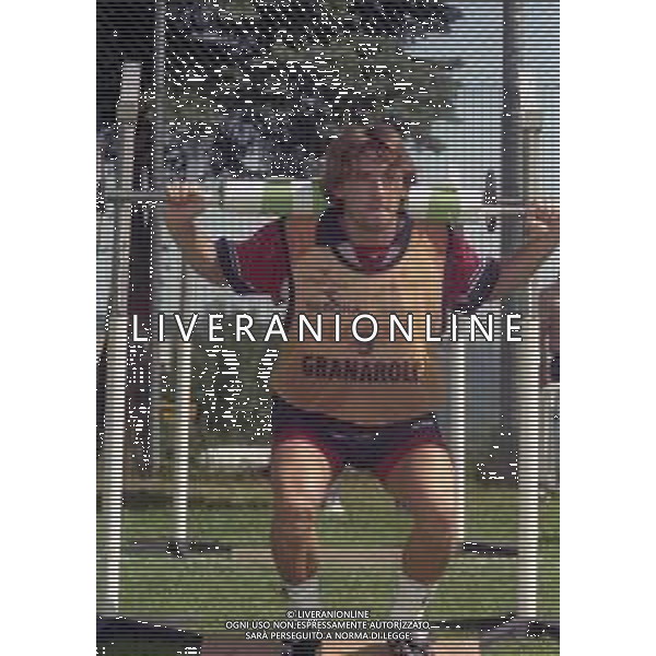 1999 SESTOLA-ALLENAMENTO PRE CAMPIONATO ESTIVO BOLOGNA CALCIO NELLA FOTO GIUSEPPE SIGNORI AG ALDO LIVERANI SAS