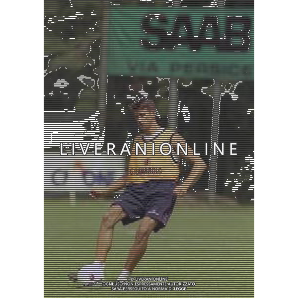 1999 SESTOLA-ALLENAMENTO PRE CAMPIONATO ESTIVO BOLOGNA CALCIO NELLA FOTO MASSIMO PAGANIN AG ALDO LIVERANI SAS