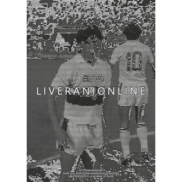 05-09-1982 MILANO COPPA ITALIA MILAN GENOA 3-2 NELLA FOTO ROBERTO ANTONELLI AG ALDO LIVERANI SAS