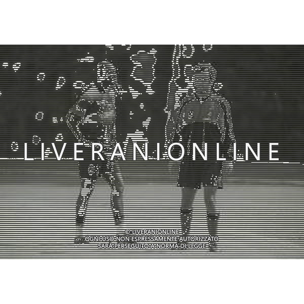 1996 MILANELLO -ALLENAMENTO AC MILAN NELLA FOTO DEJAN SAVICEVIC E GEORGE WEAH AG ALDO LIVERANI SAS