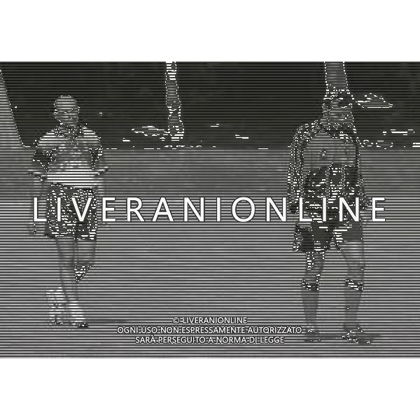 1996 MILANELLO -ALLENAMENTO AC MILAN NELLA FOTO DEJAN SAVICEVIC E VINCENZO PINCOLINI AG ALDO LIVERANI SAS