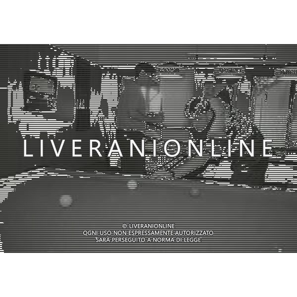 1996 MILANELLO -ALLENAMENTO AC MILAN NELLA FOTO THOMAS LOCATELLI GIOCA A BIGLIARDO AG ALDO LIVERANI SAS