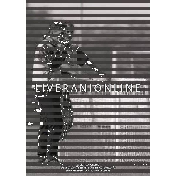 1996 MILANELLO -ALLENAMENTO AC MILAN NELLA FOTO ROBERTO BAGGIO E PIETRO VIERCHOWOD AG ALDO LIVERANI SAS