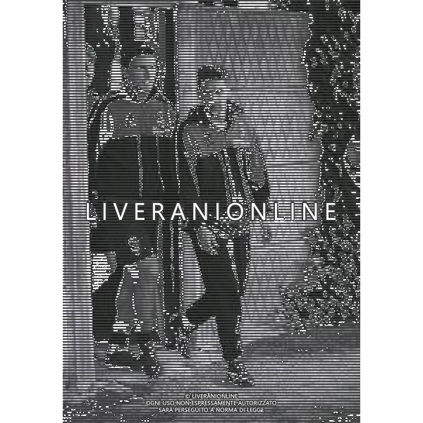 1996 MILANELLO -ALLENAMENTO AC MILAN NELLA FOTO ROBERTO BAGGIO E STEFANO ERANIO AG ALDO LIVERANI SAS