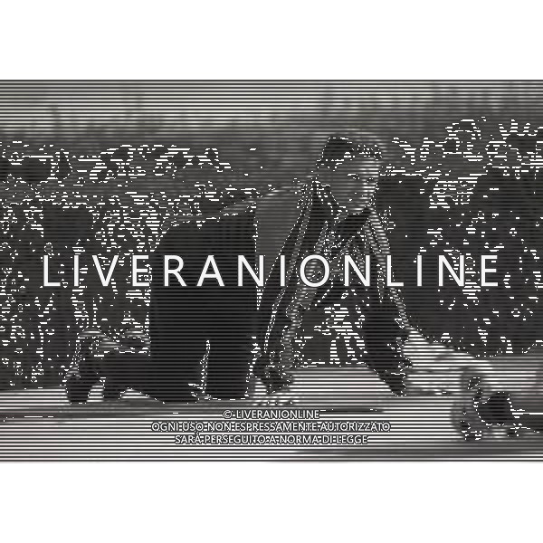 1996 MILANELLO -ALLENAMENTO AC MILAN NELLA FOTO ROBERTO BAGGIO AG ALDO LIVERANI SAS