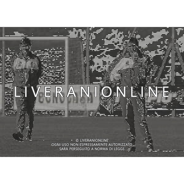 1996 MILANELLO -ALLENAMENTO AC MILAN NELLA FOTO OSCAR WASHINGTON TABAREZ ALLENATORE MILAN CALCIO AG ALDO LIVERANI SAS