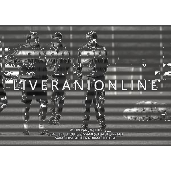 1996 MILANELLO -ALLENAMENTO AC MILAN NELLA FOTO OSCAR WASHINGTON TABAREZ ALLENATORE MILAN CALCIO E GIORGIO MORINI AG ALDO LIVERANI SAS