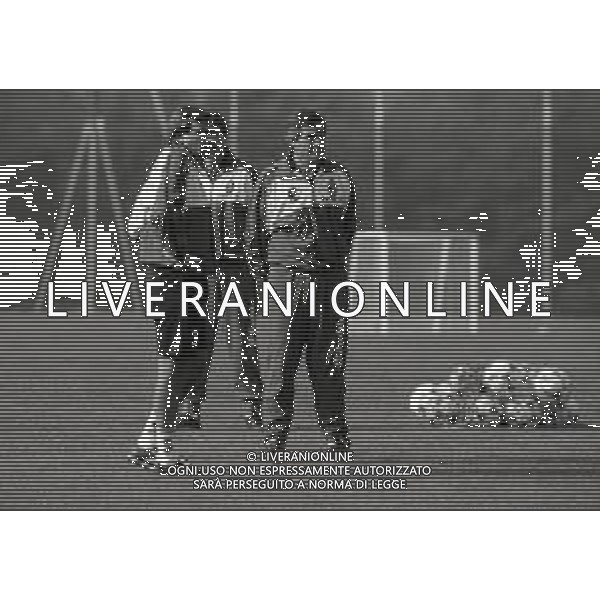 1996 MILANELLO -ALLENAMENTO AC MILAN NELLA FOTO OSCAR WASHINGTON TABAREZ ALLENATORE MILAN CALCIO E GIORGIO MORINI AG ALDO LIVERANI SAS