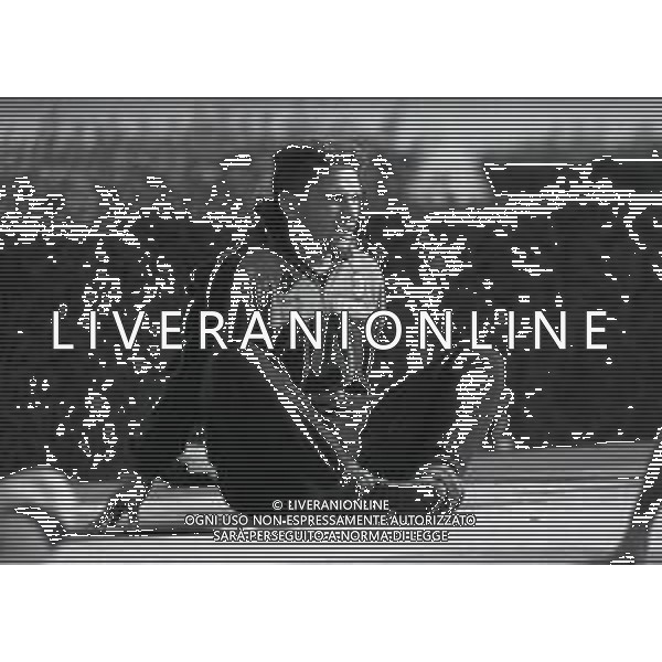 1996 MILANELLO -ALLENAMENTO AC MILAN NELLA FOTO ROBERTO BAGGIO AG ALDO LIVERANI SAS