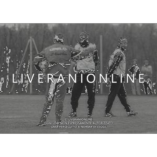 1996 MILANELLO -ALLENAMENTO AC MILAN NELLA FOTO OSCAR WASHINGTON TABAREZ ALLENATORE MILAN CALCIO AG ALDO LIVERANI SAS