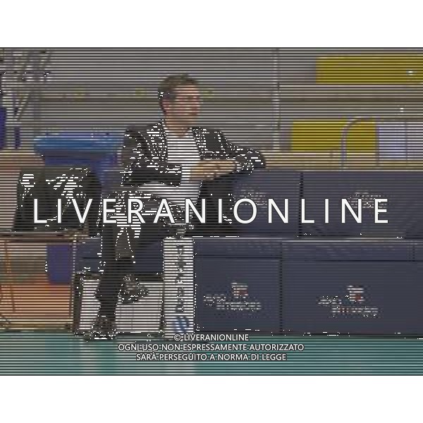 Campionato di Volley Superlega Serie A 2019/2020 Cisterna di Latina, Italia 15/03/2020 Stagione 2019/20 - Top Volley Cisterna Nella foto: coach Lorenzo Tubertini (Top Volley Cisterna) ©Luigi Mariani - Alessio Marini / AGENZIA ALDO LIVERANI SAS