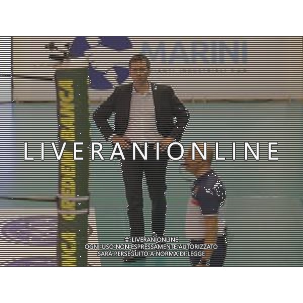 Campionato di Volley Superlega Serie A 2019/2020 Cisterna di Latina, Italia 15/03/2020 Stagione 2019/20 - Top Volley Cisterna Nella foto: coach Lorenzo Tubertini (Top Volley Cisterna) ©Luigi Mariani - Alessio Marini / AGENZIA ALDO LIVERANI SAS