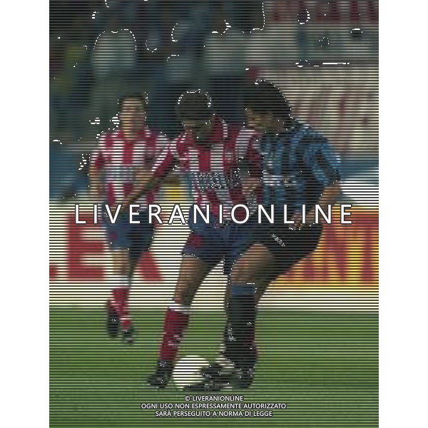 25-08-1997 MADRID TROFEO VILLA DE MADRID ATLETICO MADRID INTER 1-0 NELLA FOTO DELFIN GELI E LUIGI SARTOR AG ALDO LIVERANI SAS
