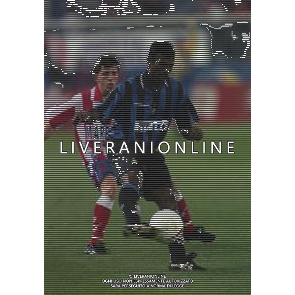 25-08-1997 MADRID TROFEO VILLA DE MADRID ATLETICO MADRID INTER 1-0 NELLA FOTO ARON WINTER AG ALDO LIVERANI SAS