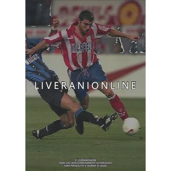 25-08-1997 MADRID TROFEO VILLA DE MADRID ATLETICO MADRID INTER 1-0 NELLA FOTO CHRISTIAN VIERI AG ALDO LIVERANI SAS