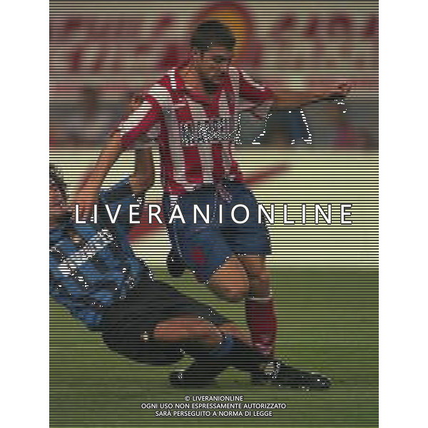 25-08-1997 MADRID TROFEO VILLA DE MADRID ATLETICO MADRID INTER 1-0 NELLA FOTO CHRISTIAN VIERI AG ALDO LIVERANI SAS