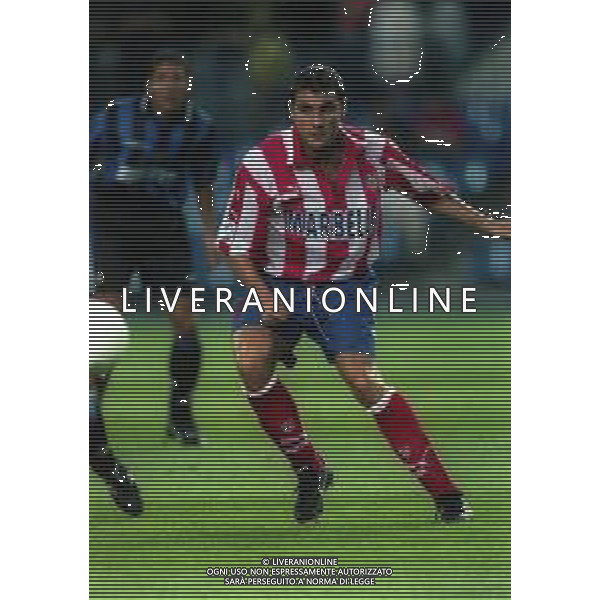 25-08-1997 MADRID TROFEO VILLA DE MADRID ATLETICO MADRID INTER 1-0 NELLA FOTO CHRISTIAN VIERI AG ALDO LIVERANI SAS