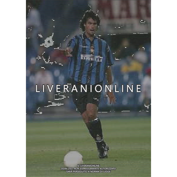 25-08-1997 MADRID TROFEO VILLA DE MADRID ATLETICO MADRID INTER 1-0 NELLA FOTO FABIO GALANTE AG ALDO LIVERANI SAS