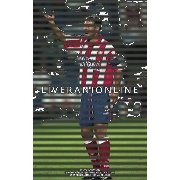 25-08-1997 MADRID TROFEO VILLA DE MADRID ATLETICO MADRID INTER 1-0 NELLA FOTO SANTIAGO DENIA AG ALDO LIVERANI SAS
